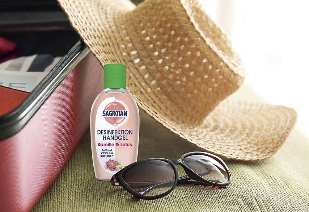 Sagrotan 手部消毒液 免手洗 甘菊和莲花香味 50ml旅行装,到手1.75欧,原价1.99欧!参加买五付四活动!