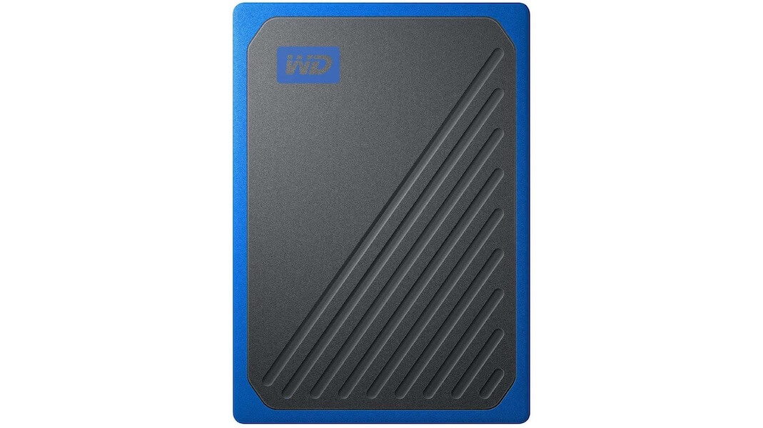 西部数据 WD My Passport Go Portable 便携式SSD固态硬盘 外置固态硬盘 500GB 蓝色,到手44.84欧,原价90.99欧!特价!
