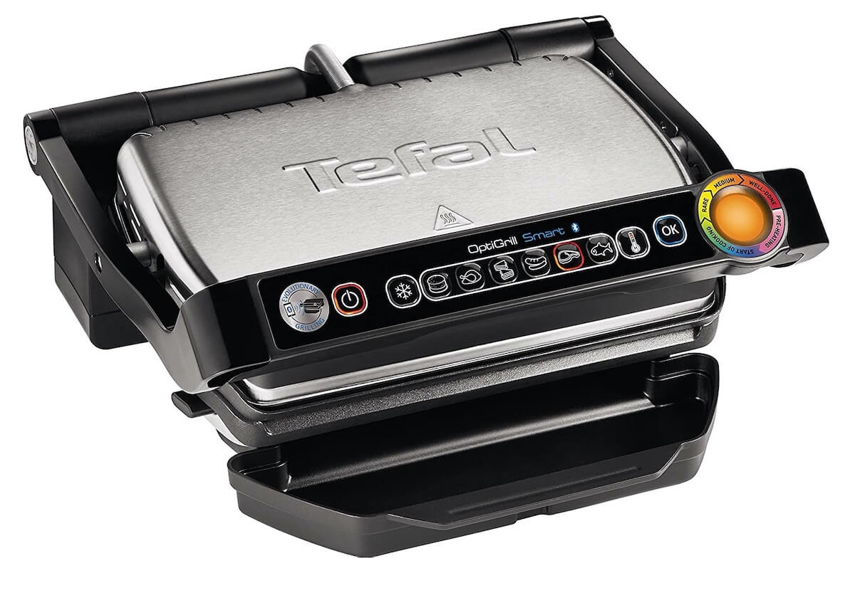 特福 Tefal GC730D OptiGrill+ 桌面烧烤架 2000W功率 6个预先设定烧烤程序,到手109.99欧,原价159欧!