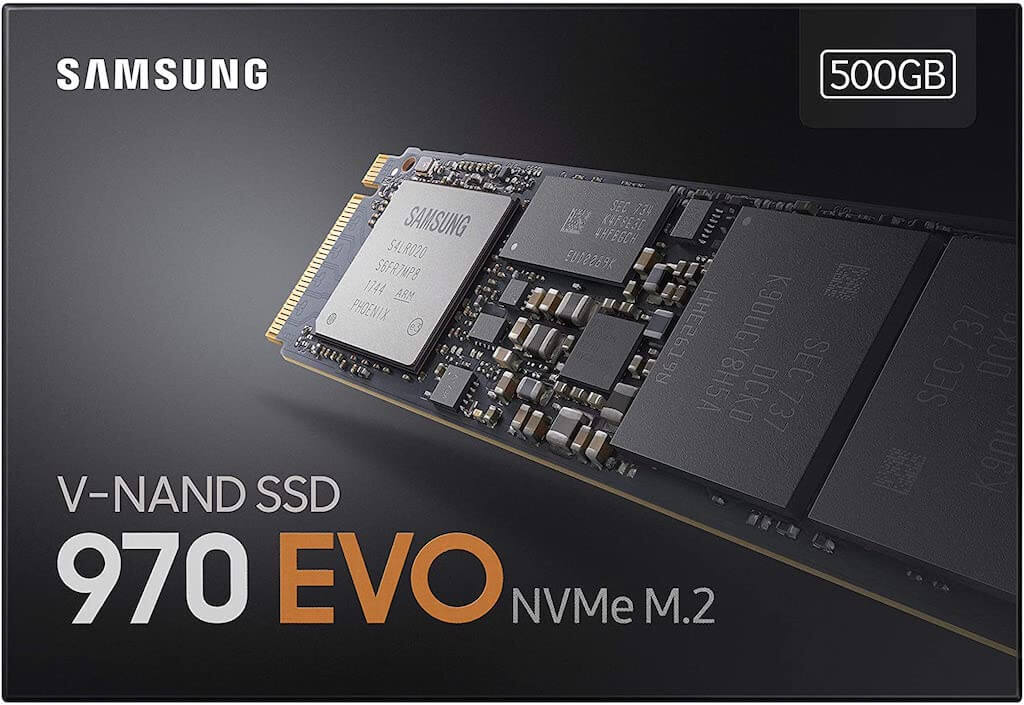 三星 Samsung 970 EVO 内置SSD固态硬盘 500GB NVMe协议 M.2接口,到手79.99欧,原价116.96欧!