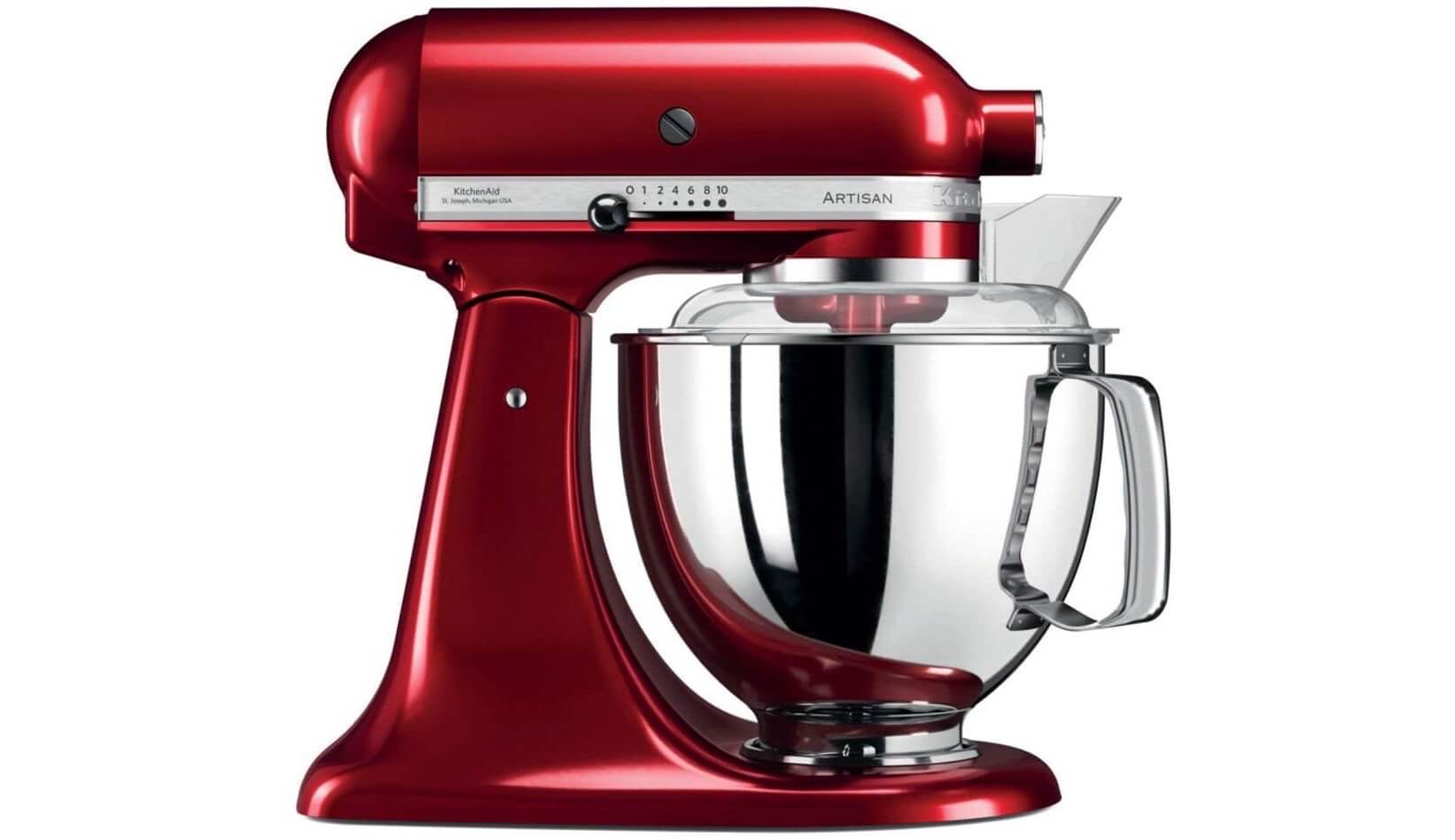 KitchenAid Artisan 5KSM175PSECA 厨师机 红色 4.8L搅拌碗,到手439.99欧,原价699欧!!