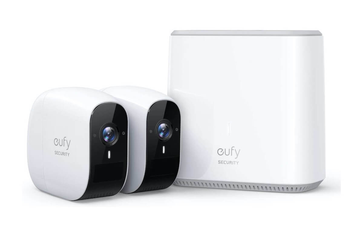 eufy Security eufyCam E 无线家庭监控系统 双摄像头套装 1080P全高清 IP65防水 带夜视功能,到手229.99欧,原价459.99欧!特价!
