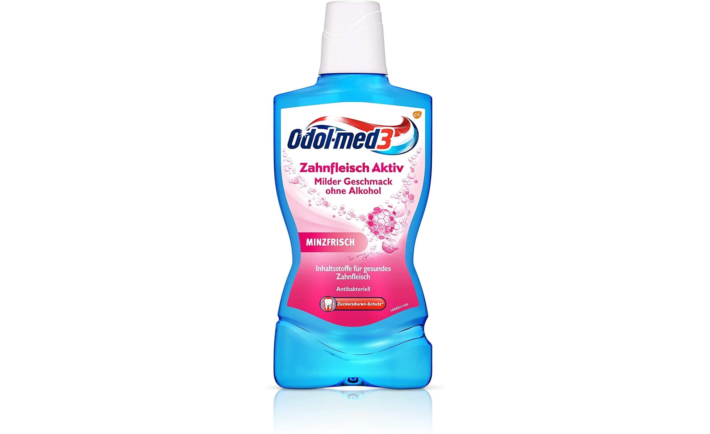 Odol-Med 3 Active漱口水 500ml 牙龈护理 防蛀牙清新口气,到手1.9欧,原价1.99欧!