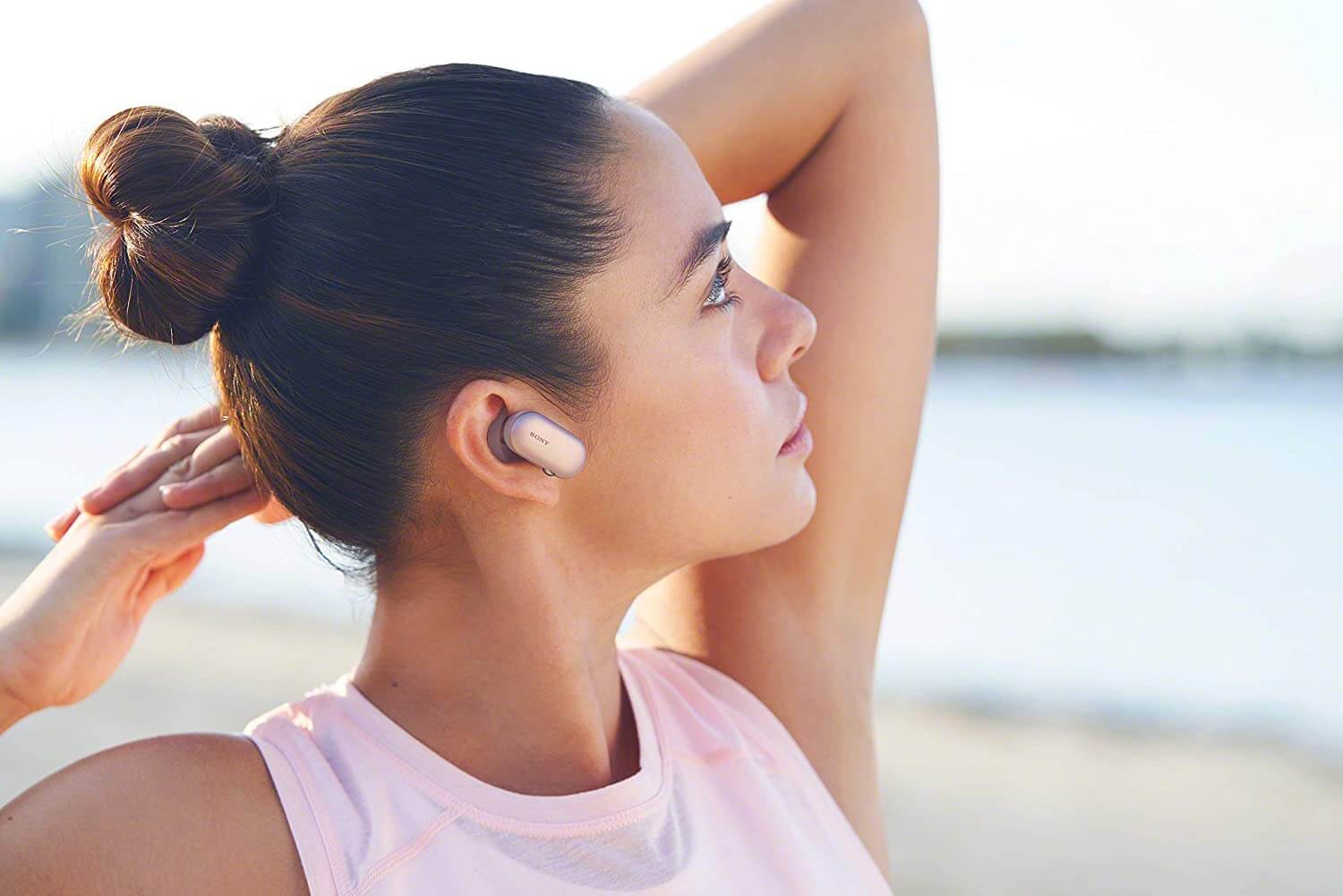 索尼 Sony WF-SP900 真无线蓝牙运动耳机 黄色 IPX8防水 12小时续航，到手139欧，原价279欧！