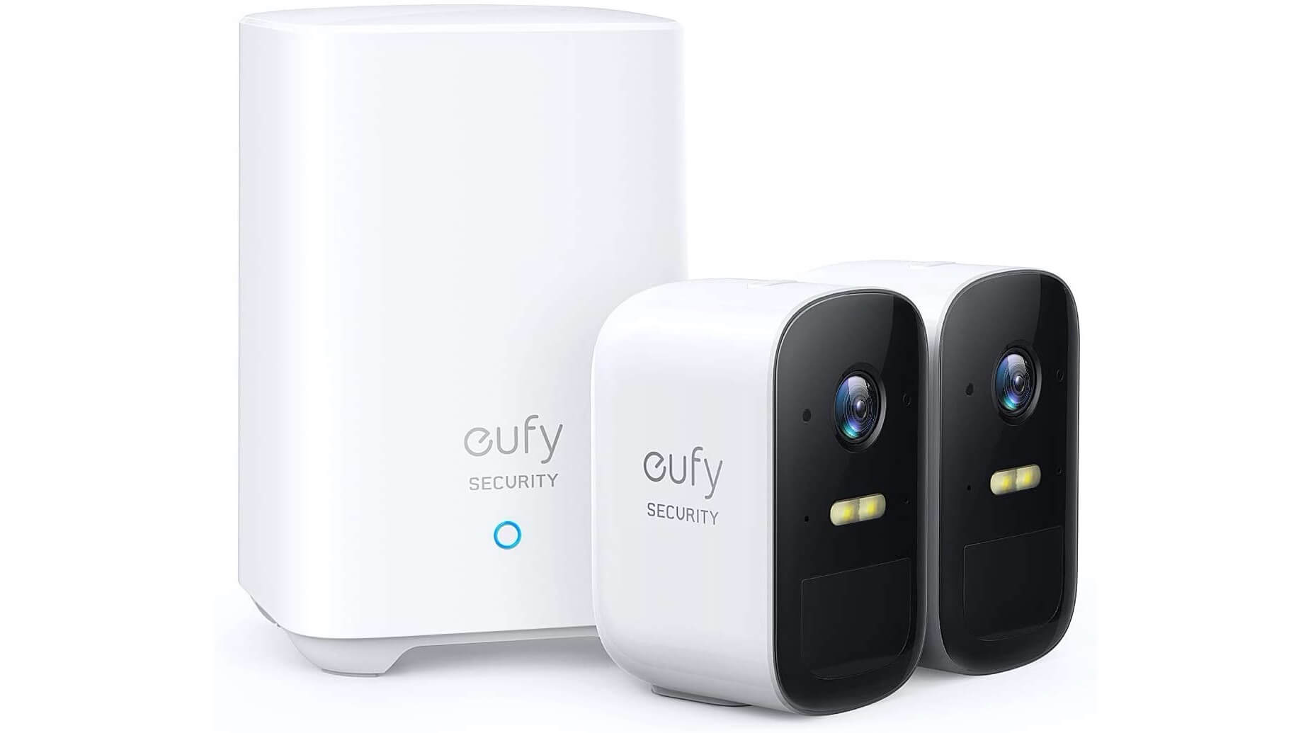 eufy Security eufyCam 2C 无线家庭监控系统 双摄像头套装 1080P全高清 IP67防水 带夜视功能 180天电池续航,到手179.99欧,原价239.99欧!