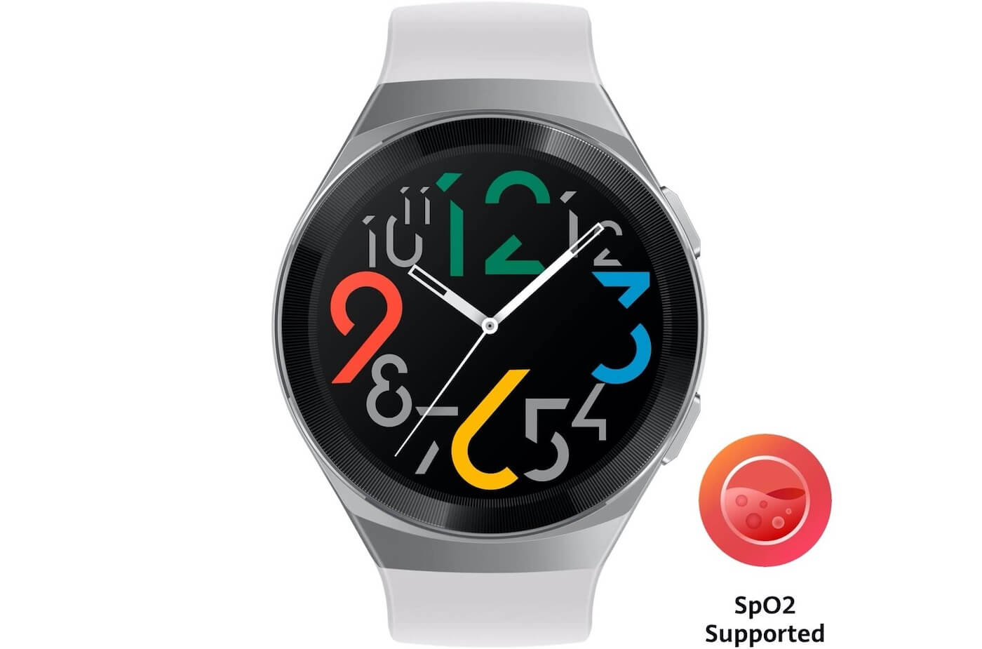 华为 HUAWEI Watch GT 2e 智能手表 白色 14天续航 50米防水 100种运动模式,到手99欧,原价169欧!