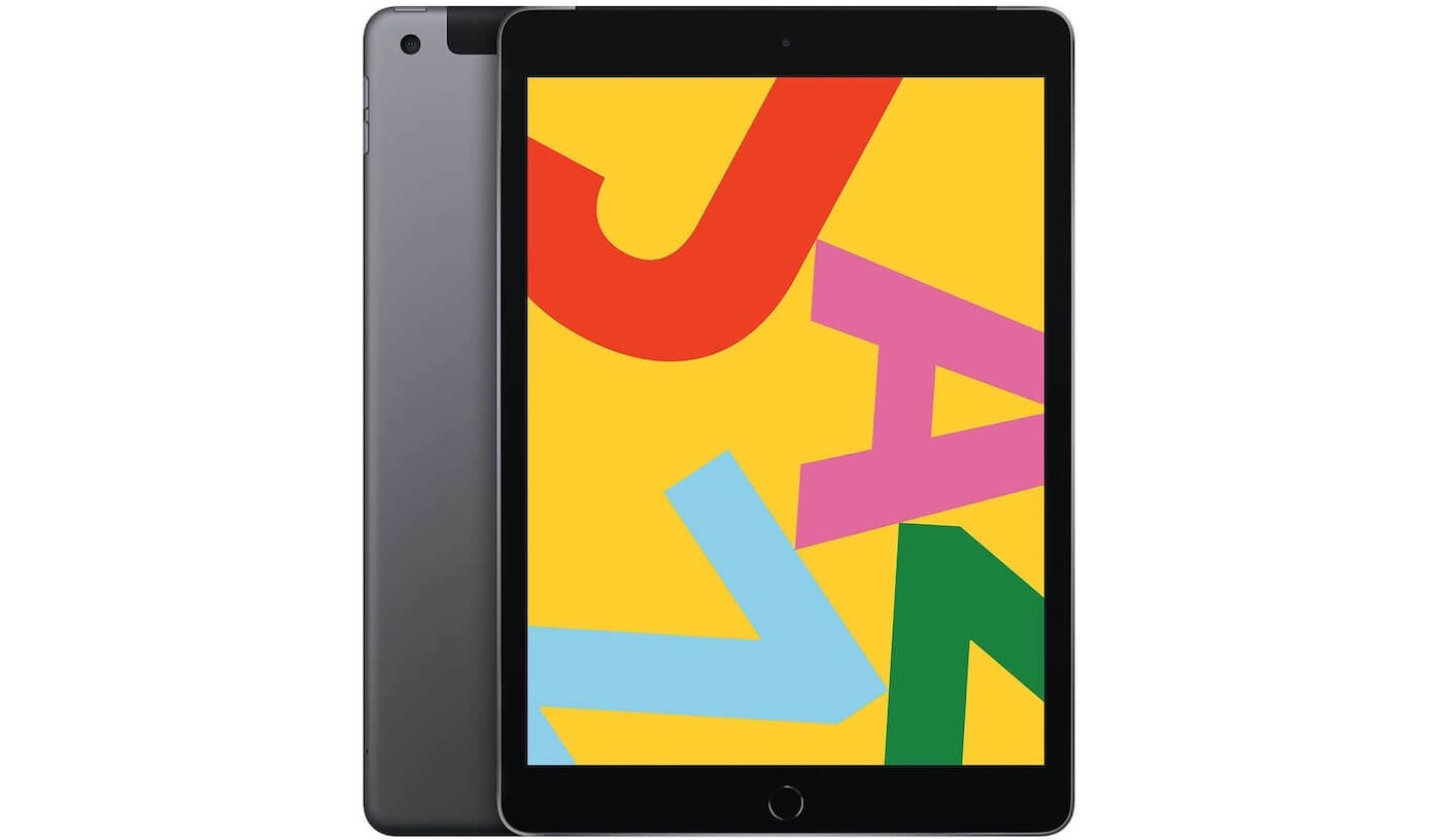 苹果 Apple iPad 10.2寸 (2019款) WiFi+Cellular A10 Fusion处理器 128GB 太空灰,到手539.37欧,原价603.35欧!!