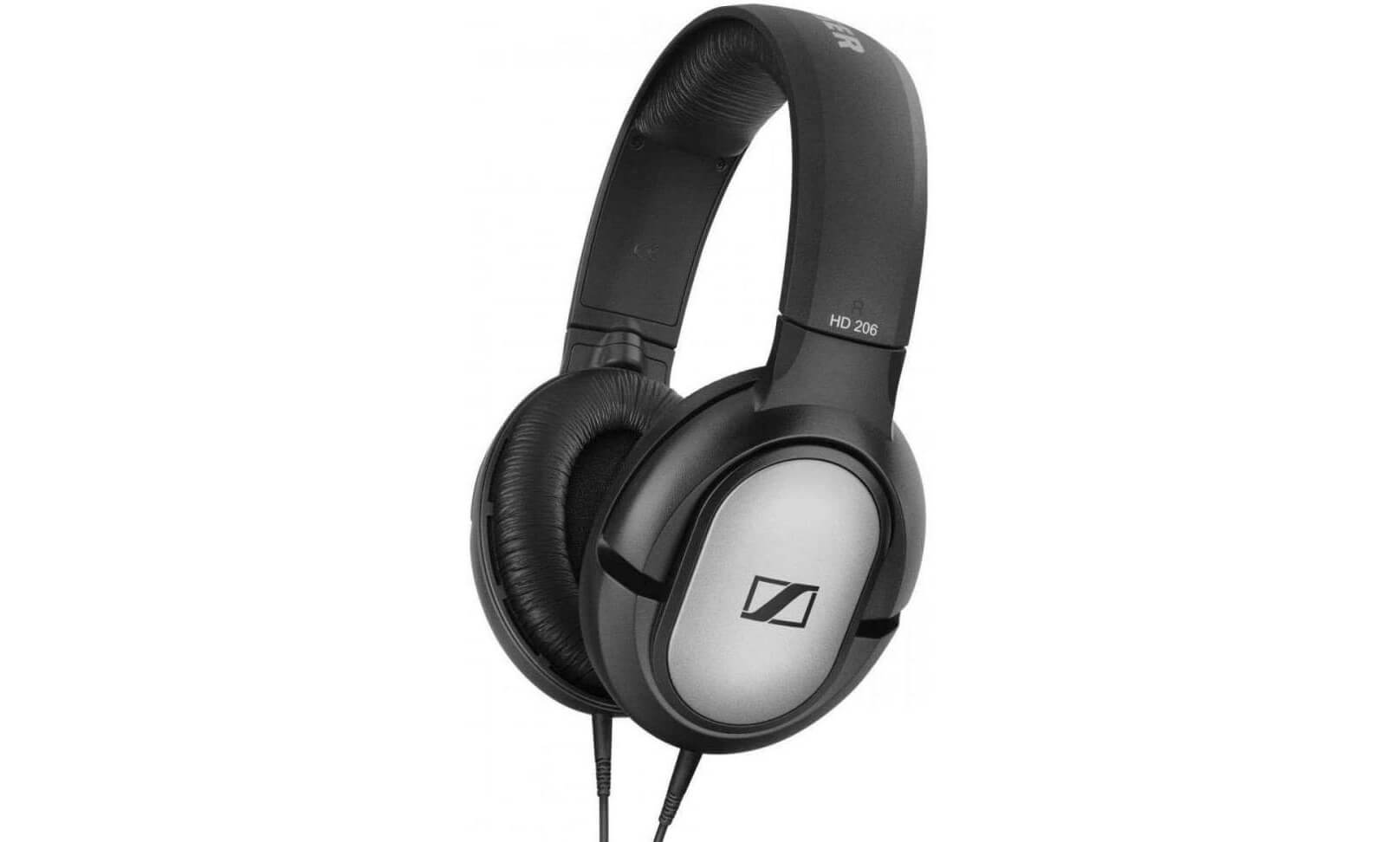 森海塞尔 Sennheiser HD 206 头戴式立体声耳机 专业录音监听耳机 银色，到手25欧，原价29.9欧！