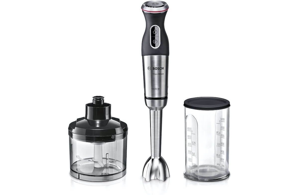 Bosch MaxoMixx Stabmixer MS8CM6120, 1000 Watt, Edelstahl für 54.99 € ...