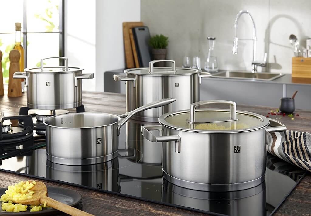 双立人 Zwilling Vitality 不锈钢锅具5件套 适合电磁炉，到手172.09欧，原价339欧！