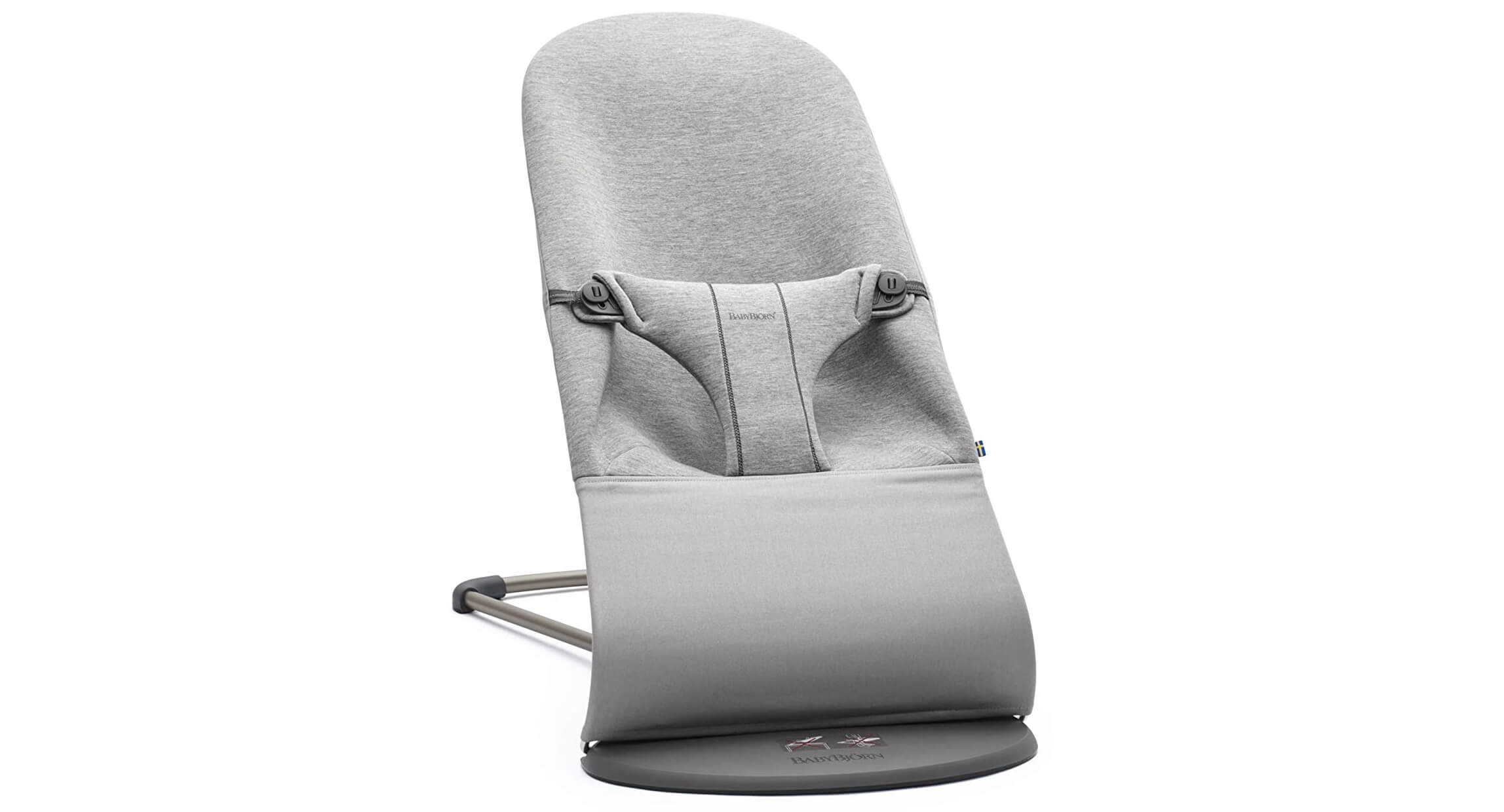 BabyBjörn Bliss 3D Jersey 平衡型柔软婴儿摇椅 浅灰色 哄娃神器,到手99.9欧,原价179.9欧!