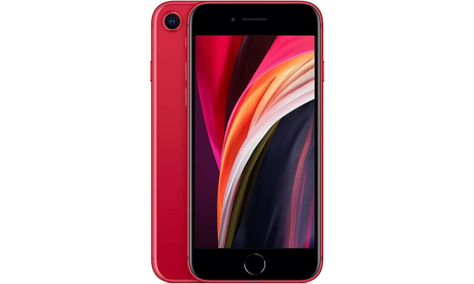 苹果 Apple iPhone SE 2020款 红色 128GB 4.7寸 A13芯片 指纹解锁 1200万单摄，到手410.4欧，原价515.65欧！