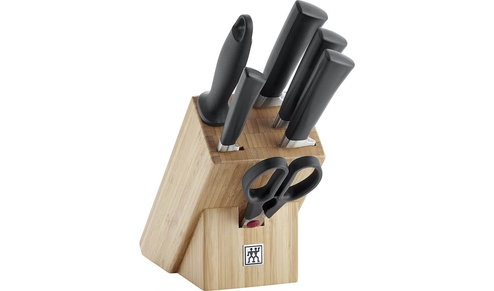 双立人 ZWILLING One 系列 刀具7件套 带竹制刀座，到手129.99欧，原价182.68欧！全德免邮！