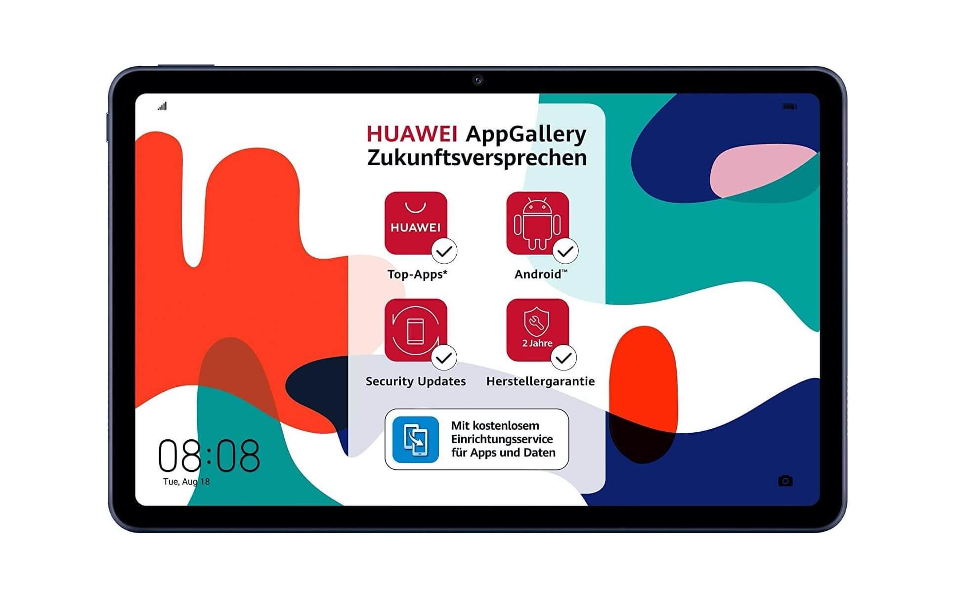 华为 HUAWEI MatePad 10.4寸平板电脑 4GB/64GB 深灰色 2K显示屏,到手239欧+送键盘保护套,原价319欧!!