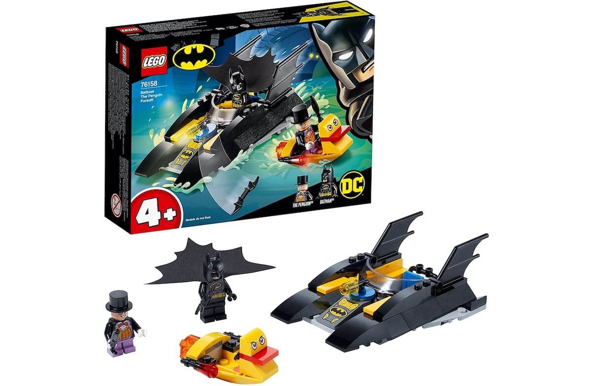 乐高超级英雄系列 LEGO 76158 DC Super Heroes 蝙蝠船企鹅大追捕，到手7.27欧，原价9.74欧！