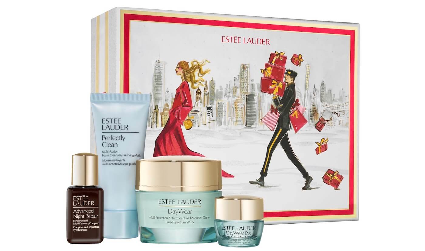 雅诗兰黛 Estée Lauder Daywear系列超值4件套 面霜50ml+新版小棕瓶15ml+眼霜5ml+面膜30ml,到手39欧,原价50.95欧!