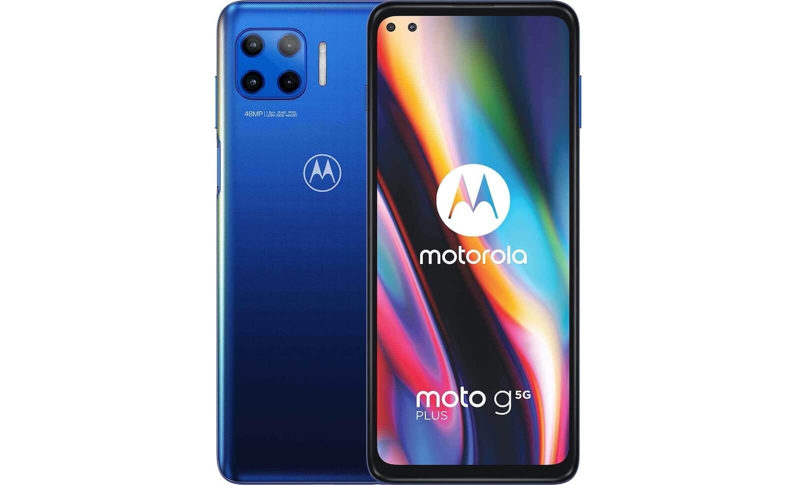 moto g 5G plus 智能手机 4GB/64GB 蓝色  6.7寸FHD+显示屏 骁龙765，到手325欧，原价339欧！特价！