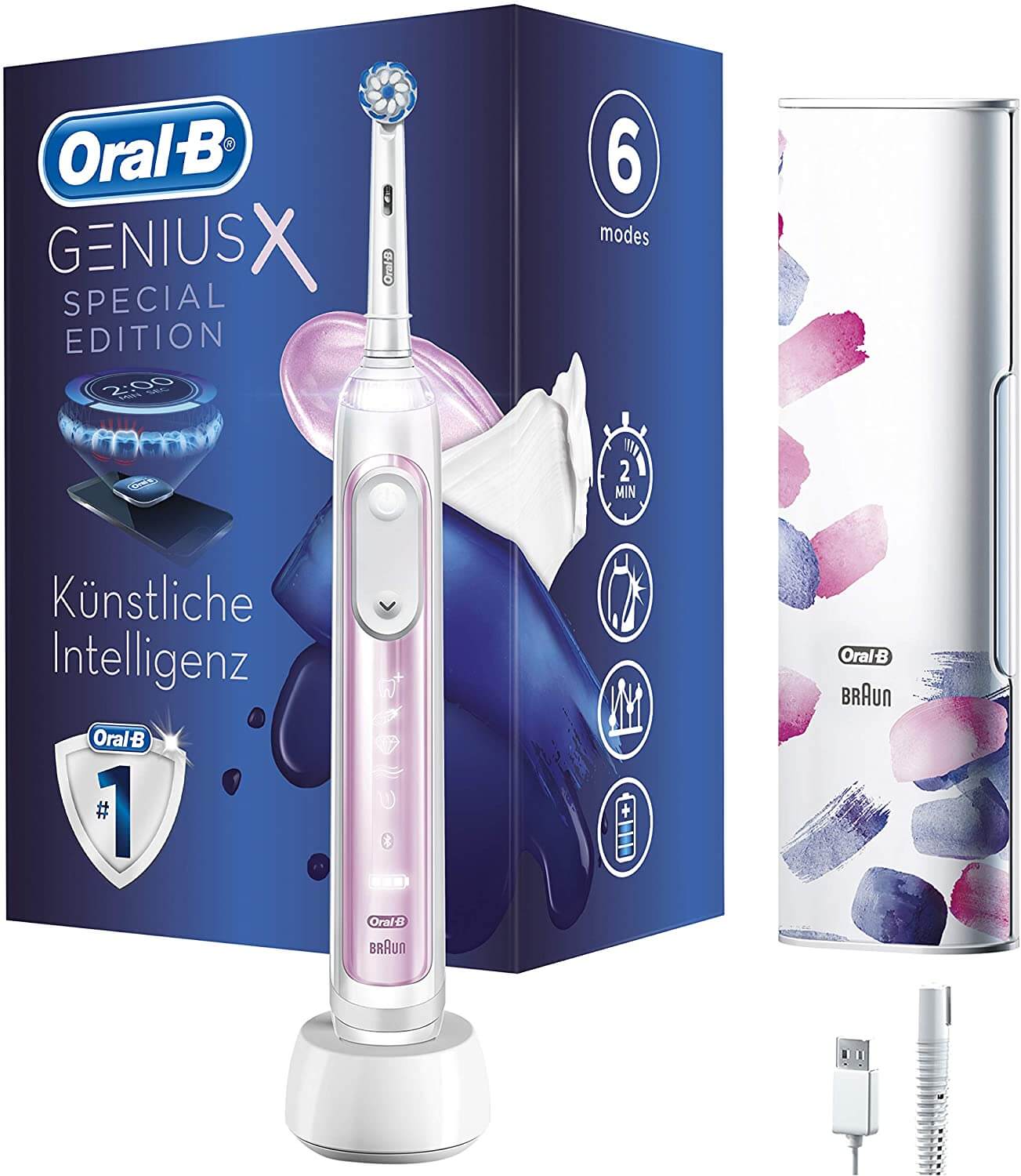 Oral-B Genius X Special Edition Elektrische Zahnbürste Mit Künstlicher ...