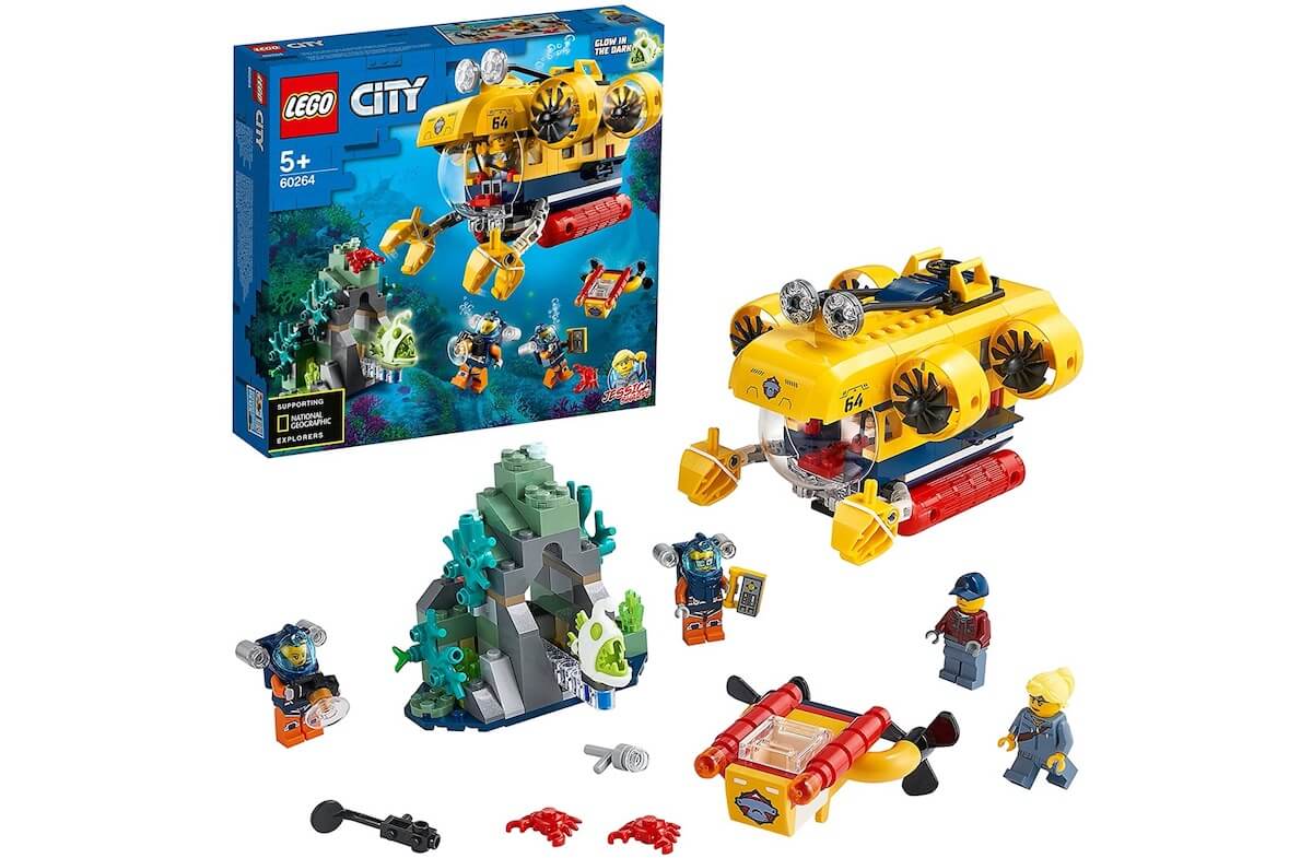 乐高城市系列 LEGO City 60264 海洋探索潜水艇，到手19.79欧，原价29.23欧！！