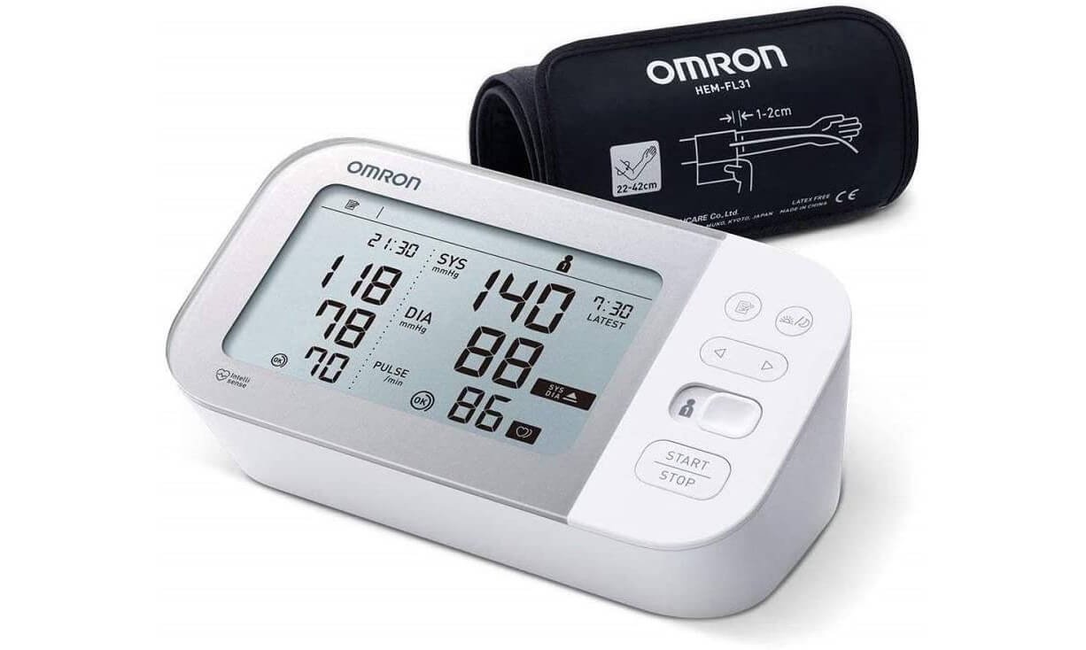 欧姆龙 Omron X7 智能血压计 上臂环绕式 蓝牙连接 带袖套 支持检测心房颤动,到手69.9欧,原价89欧!特价!