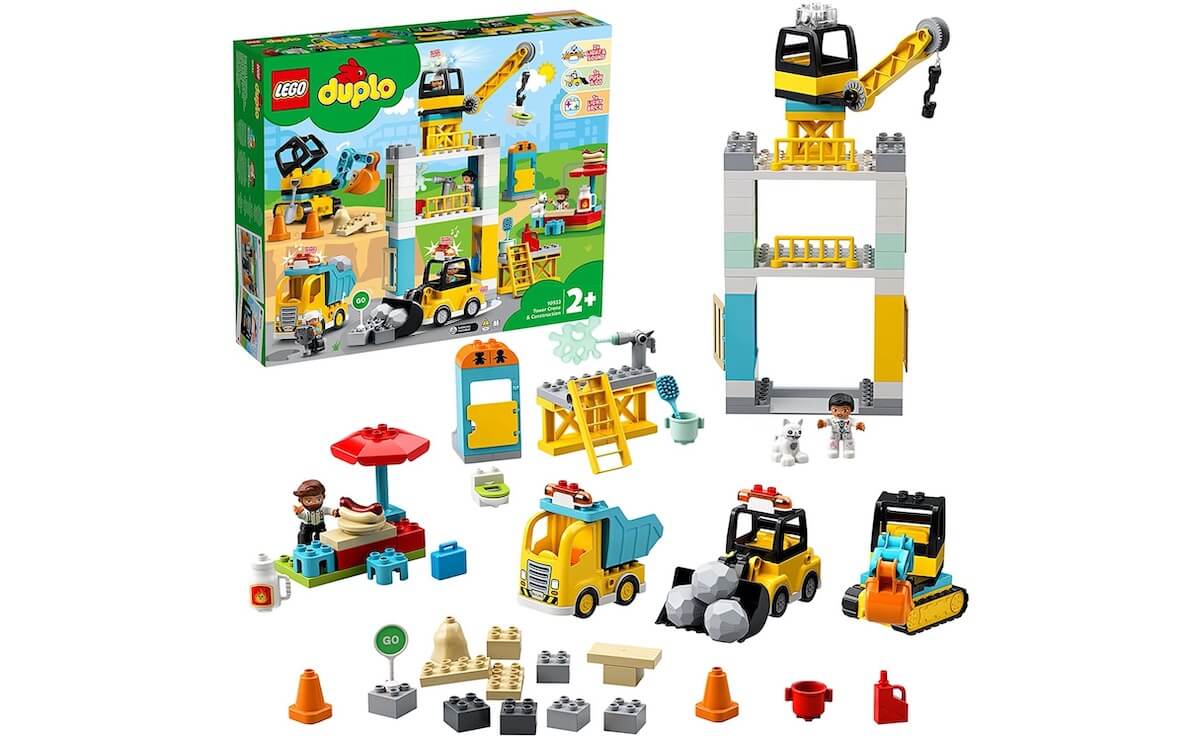 乐高得宝系列 LEGO 10933 DUPLO 忙碌的建筑基地 适合2到5岁,到手69欧,原价116.97欧!