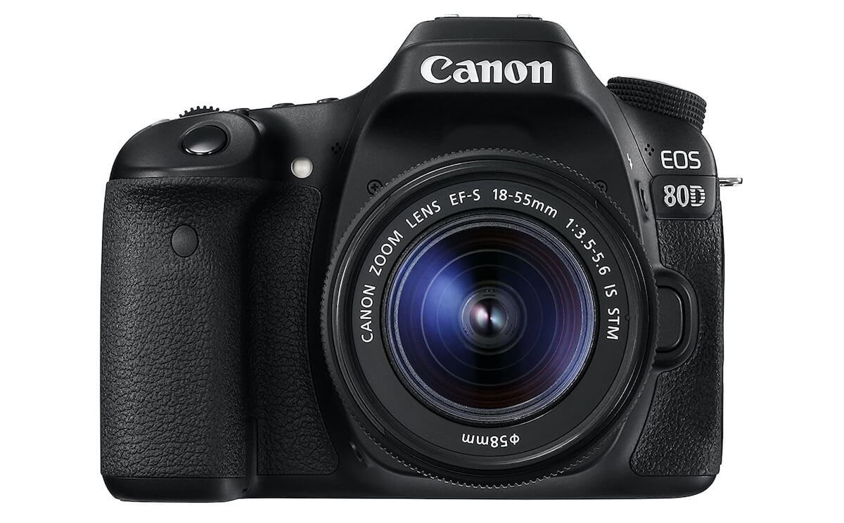 佳能 Canon EOS 80D 单反套机 2420万像素 CMOS传感器 带EF-S 18-55mm F3.5-5.6 IS STM镜头,到手799欧,原价1,199欧!