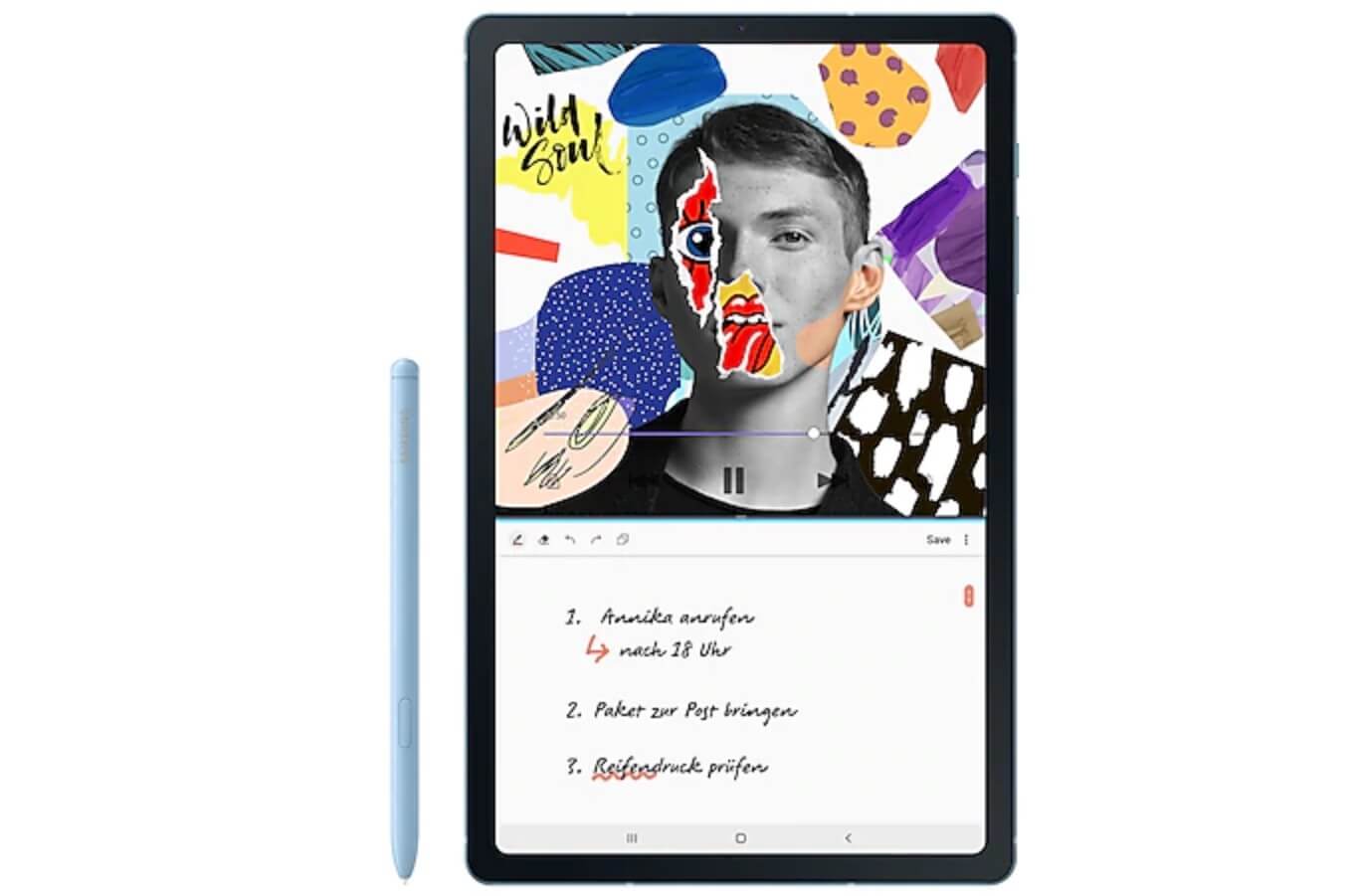 预告:三星 Samsung Galaxy Tab S6 Lite 平板电脑 带S Pen笔 4GB/64GB WiFi版 蓝色,到手269欧,原价379欧!!