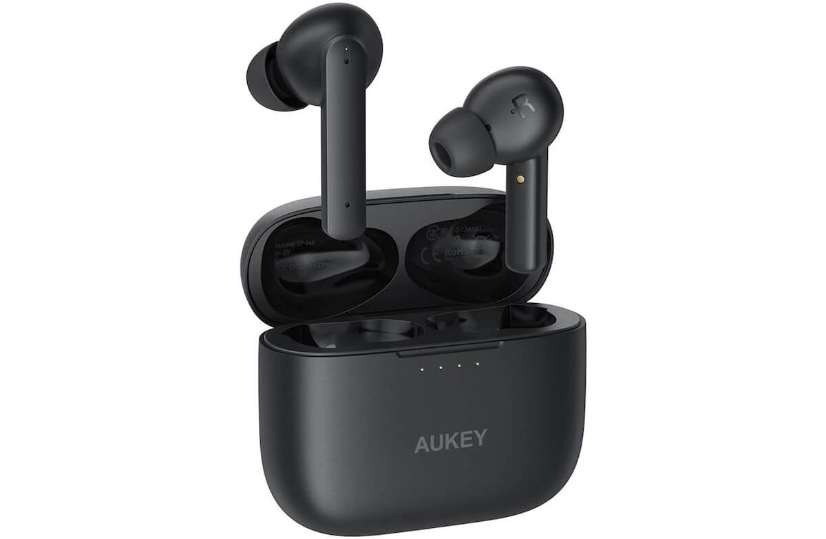 AUKEY-EP-N5 蓝牙降噪耳机 真无线入耳式耳机 蓝牙5.0 35小时续航 IPX5防水,到手25.99欧,原价59.99欧!!
