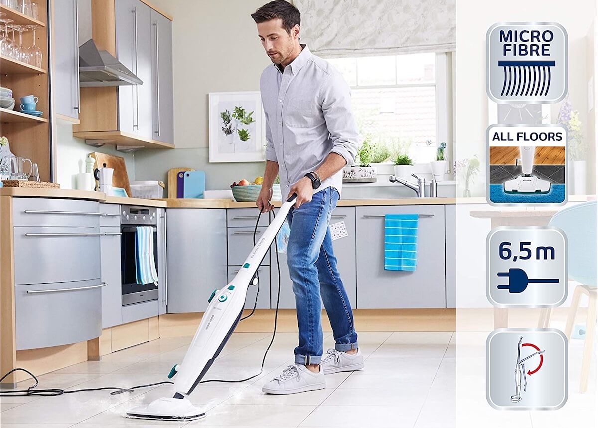 Leifheit CleanTenso 蒸汽拖把 快速加热 高温杀菌，到手69.68欧，原价99.9欧！！