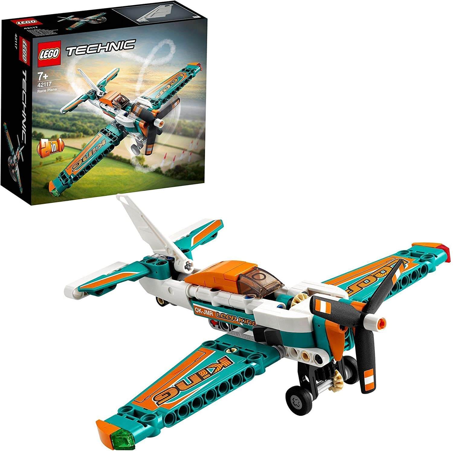 LEGO 42117 Technic Rennflugzeug oder Jetflugzeug 2in1