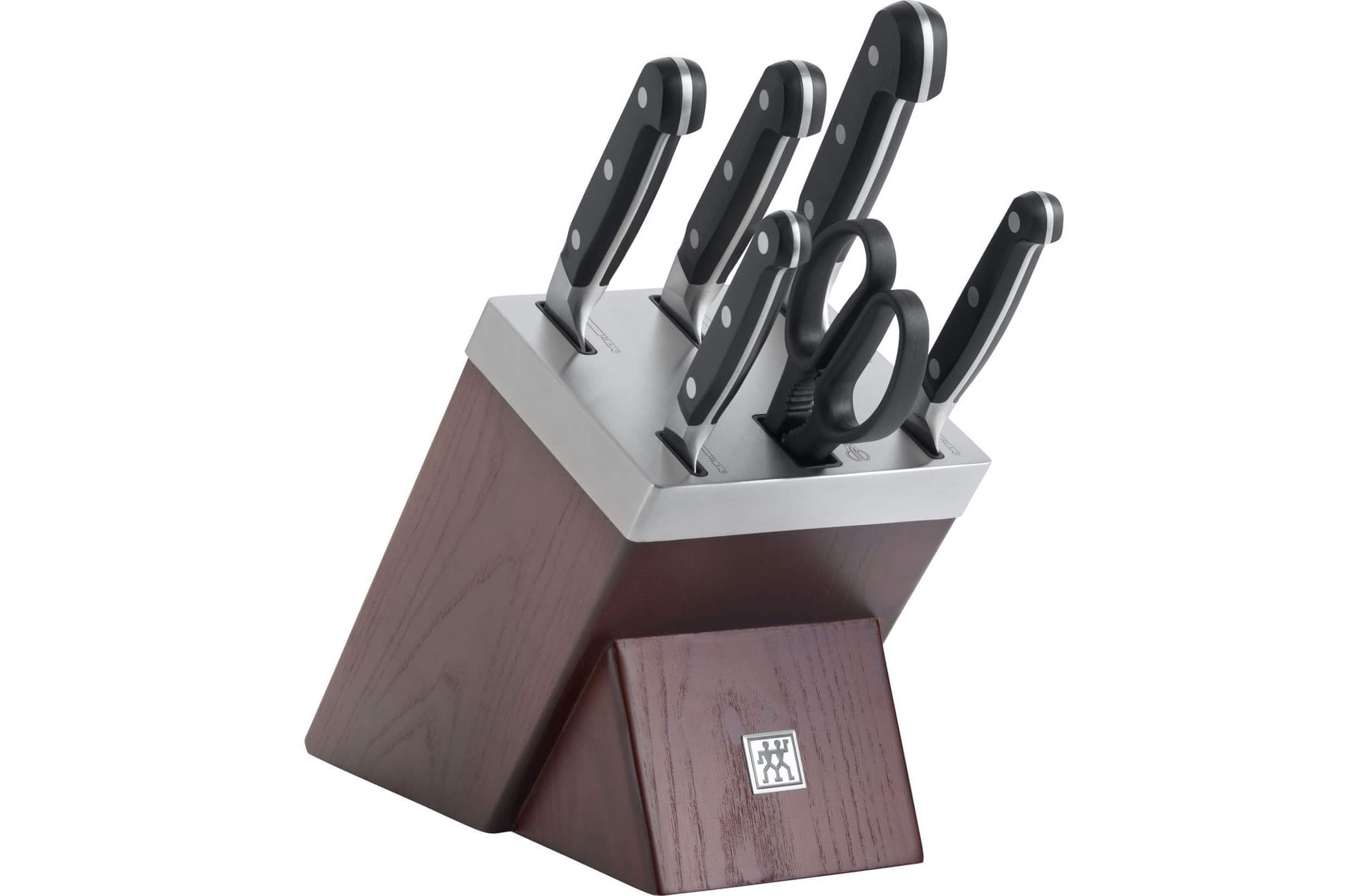 双立人 ZWILLING Pro 系列刀具 7件套 带自磨刀座,到手313.95欧,原价449欧!!