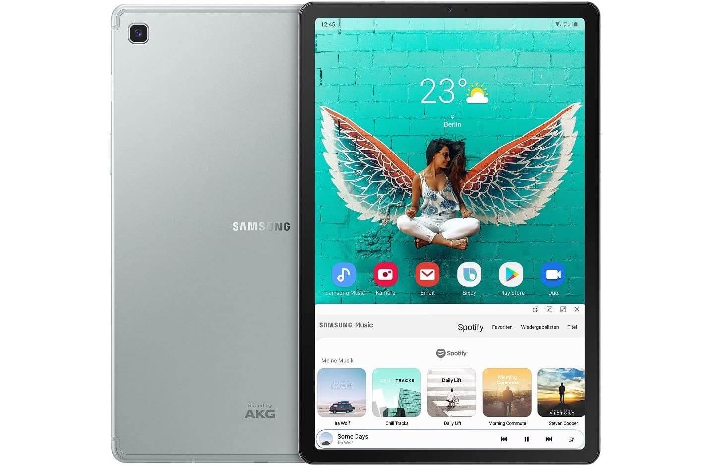 三星 Samsung Galaxy Tab S5e T725 10.5寸平板电脑 LTE版 4 GB/64 GB 14.5小时续航 银色，到手363.91欧，原价489欧！
