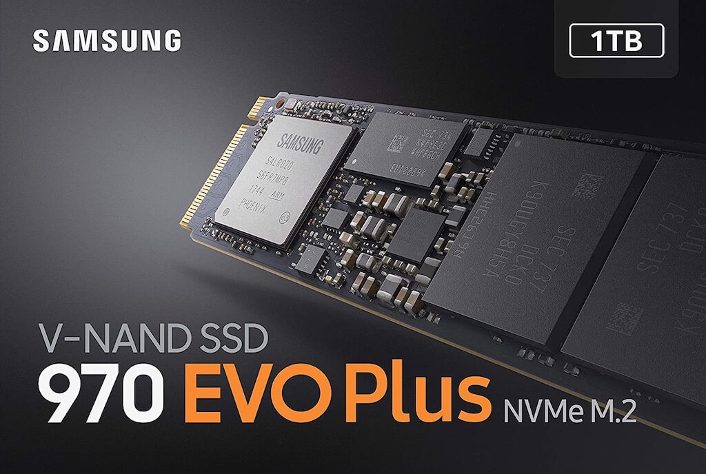 三星 Samsung 970 EVO Plus 1TB NVMe M.2 内置SSD固态硬盘 3.5GB/秒读取速度，到手90.29欧，原价204.7欧！特价！