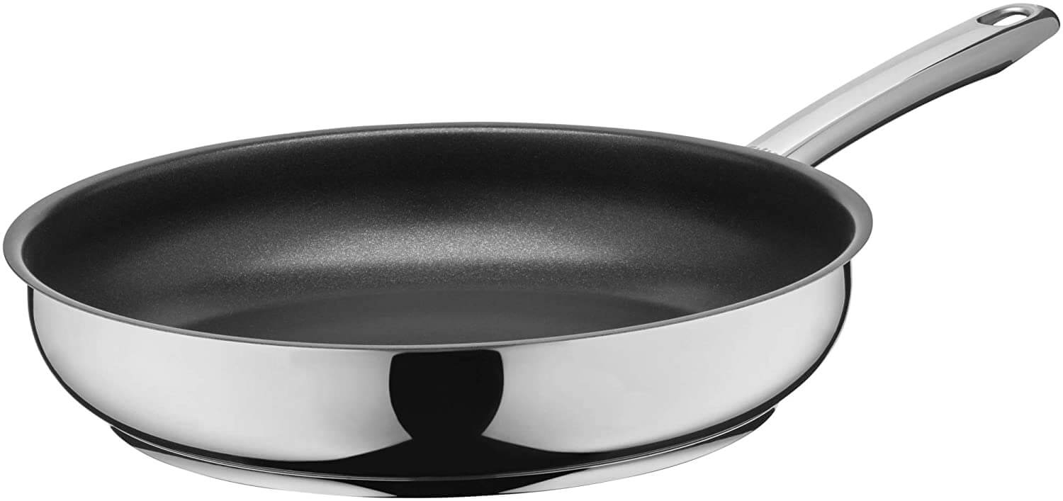 Silit Calabria Bratpfanne Induktion 28 cm, Edelstahl beschichtet, Edelstahlgriff, backofenfest ...