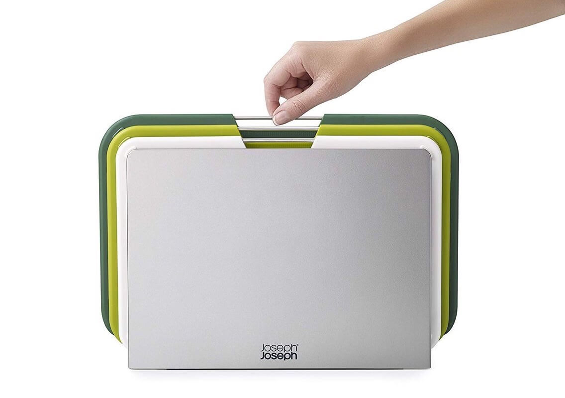 Joseph Joseph Nest 分类菜板 砧板 三件套 大号 绿色，到手37.19欧，原价64.99欧！全德免邮！