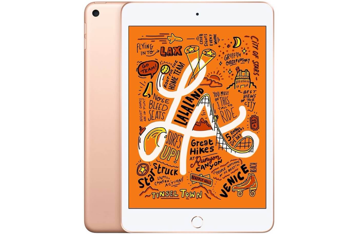 苹果 Apple iPad mini (2019) 64GB WiFi 7.9寸视网膜屏 A12处理器 金色,到手377欧,原价449欧!特价!