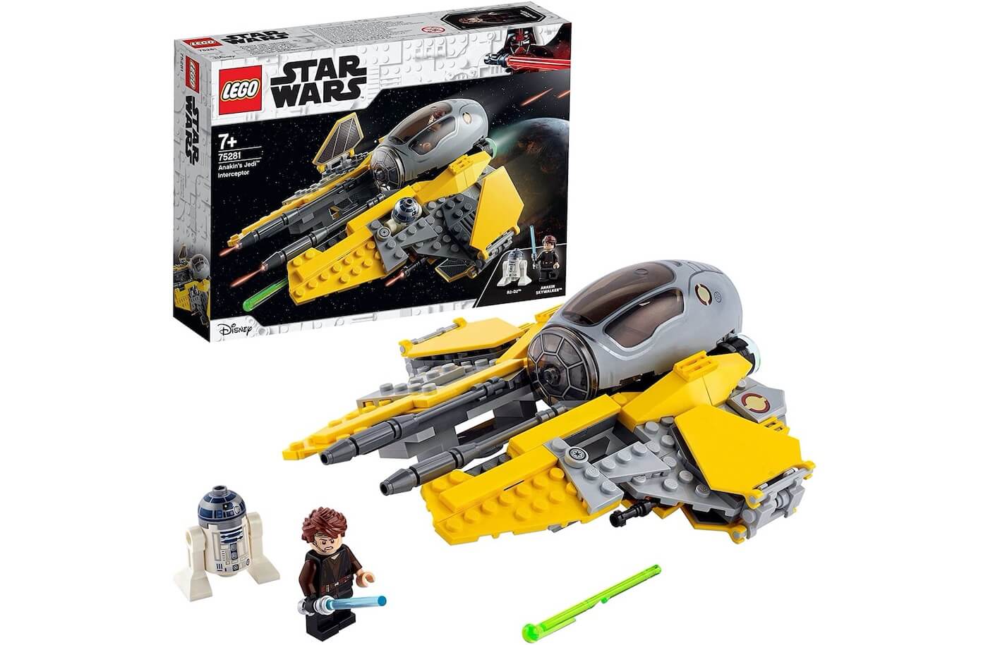 乐高星球大战系列 LEGO Star Wars 75281 阿纳金的绝地拦截机 带R2-D2，到手21.86欧，原价29.99欧！