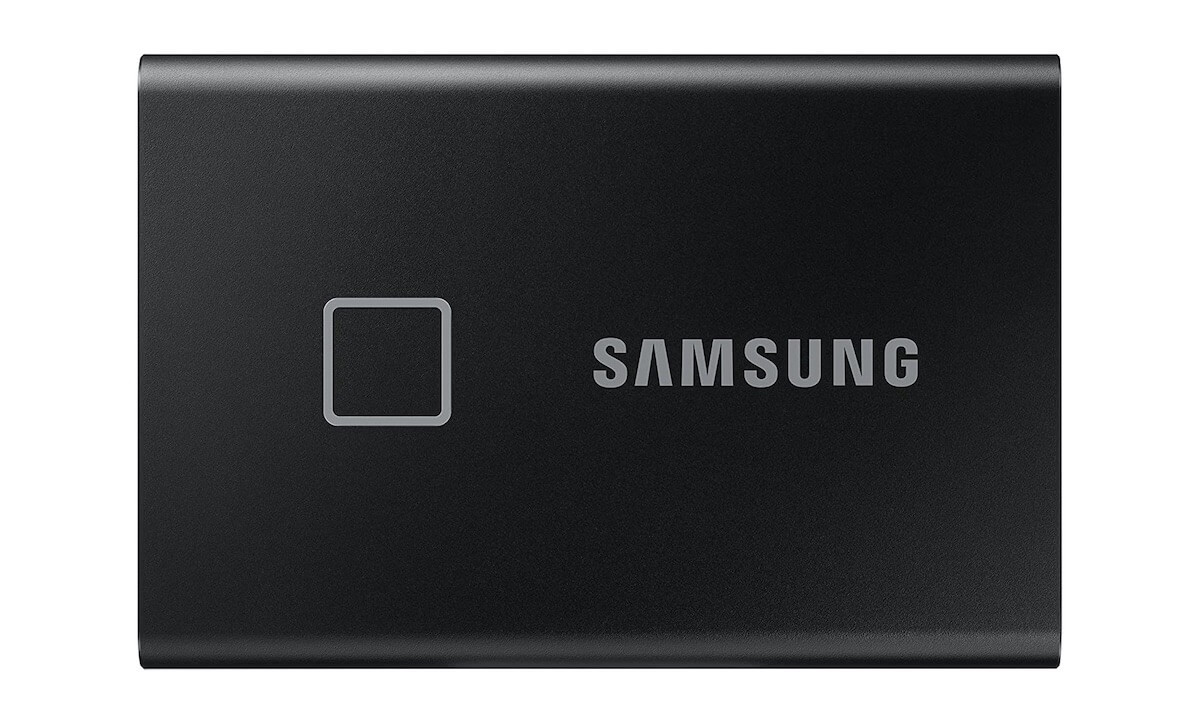 三星 Samsung T7 Touch 便携移动SSD固态硬盘 2TB 黑色 USB3.2接口,到手145.99欧,原价194.9欧!!