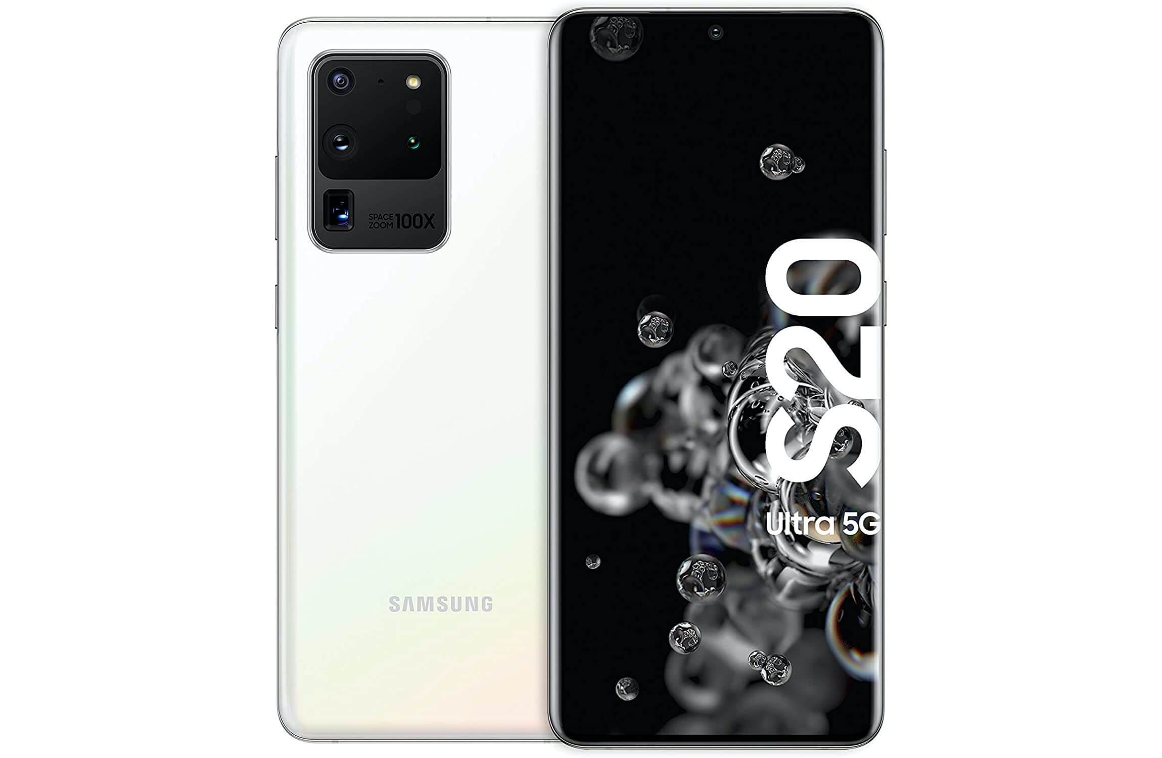 三星 Samsung S20 Ultra 5G 智能手机 6.8寸打孔屏  后置四摄 12GB/128GB 白色,到手699欧,原价1,379欧!特价!
