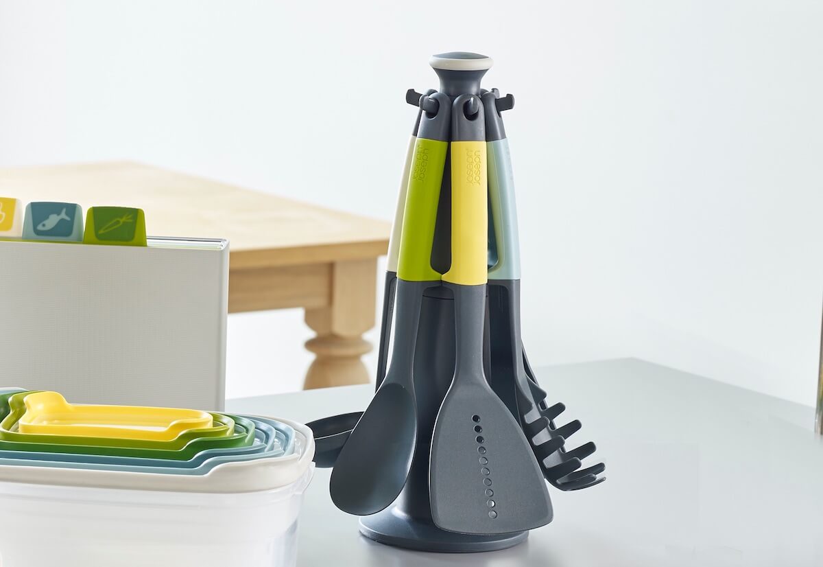Joseph Joseph Elevate 彩色旋转厨具 锅铲6件套 洗碗机适用,到手48欧,原价79.99欧!特价!