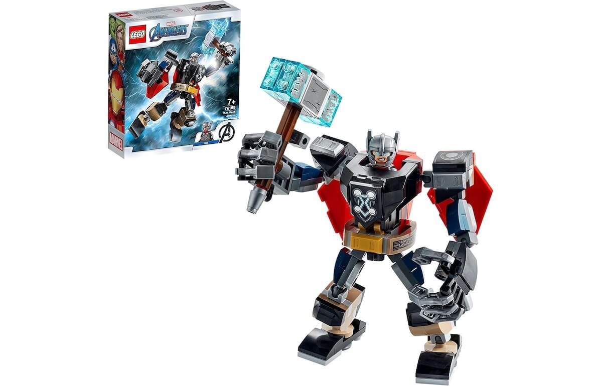 乐高漫威超级英雄系列 LEGO Super Heroes 76169 雷神机甲 适合7岁+，到手8.99欧，原价9.99欧！特价！