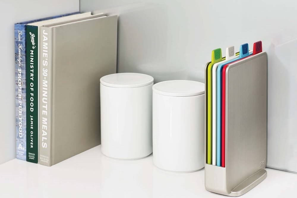 Joseph Joseph Index Mini 分类菜板 4件套 20.8x14.9cm 银色，到手28.88欧，原价41.99欧！