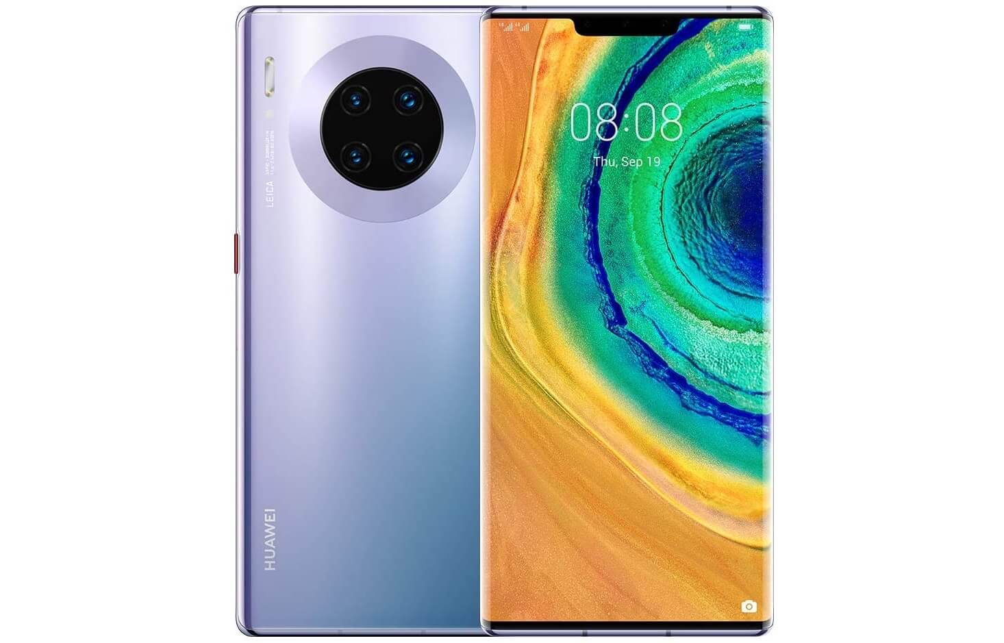 华为 HUAWEI Mate 30 Pro 智能手机 8GB/256GB 星河银 徕卡电影四摄，到手599.99欧，原价925.79欧！！