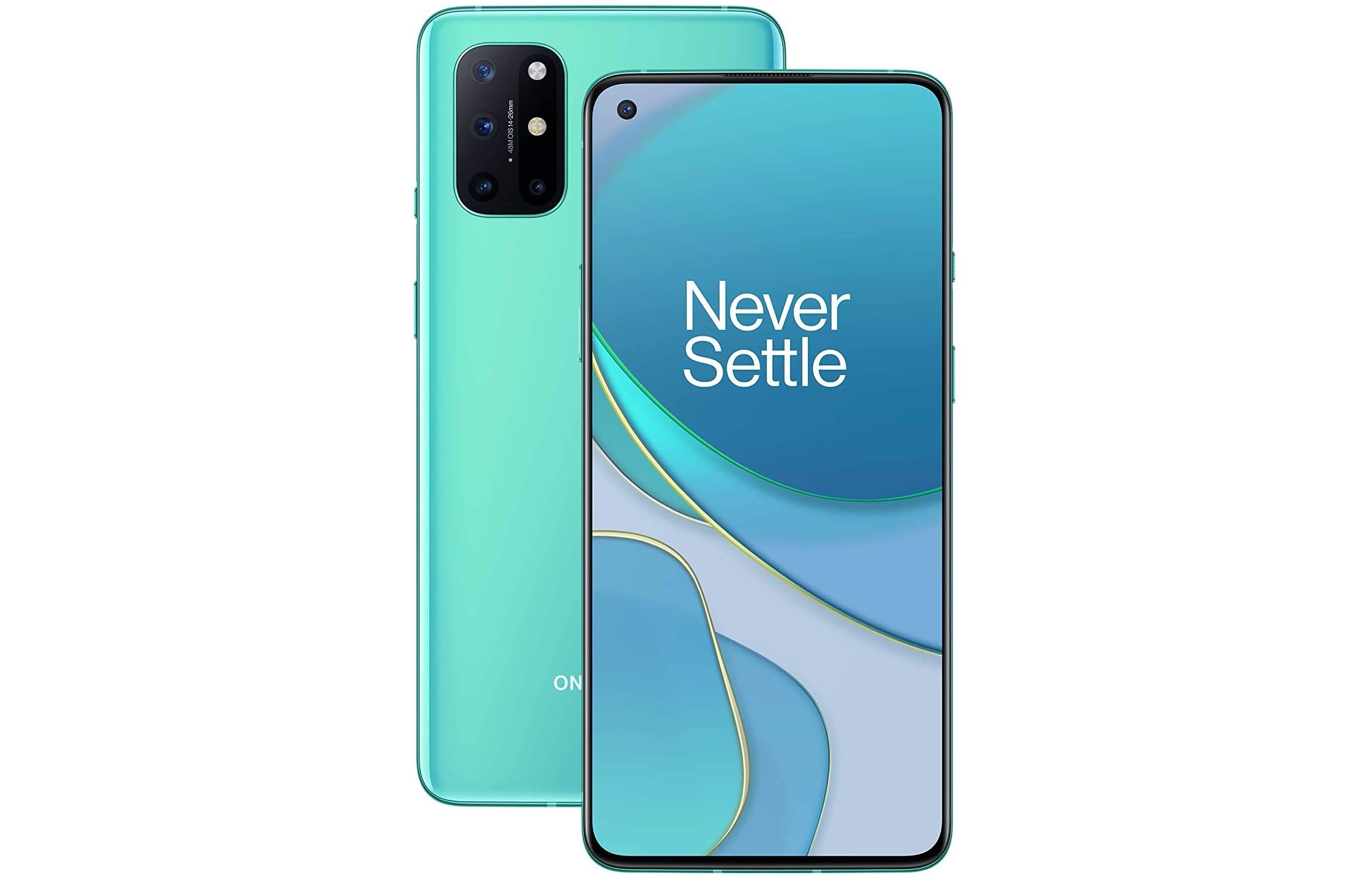 一加 OnePlus 8T 5G智能手机 8GB/256GB 绿色 6.55寸打孔屏 骁龙865 65W超级闪充。,到手567欧,原价699欧!!