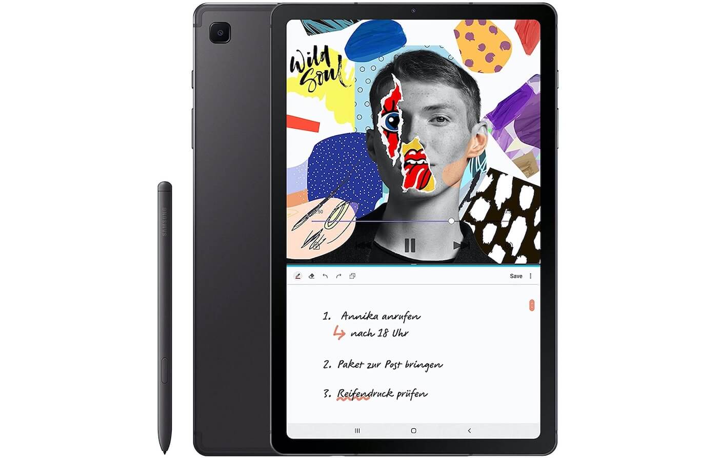 三星 Samsung Galaxy Tab S6 Lite 平板 带S Pen笔 4GB/64GB LTE版 牛津灰,到手269欧,原价439欧!!