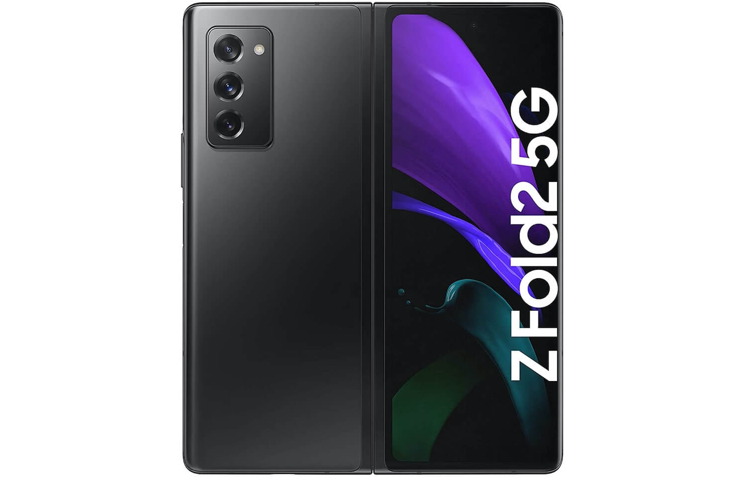 三星 Samsung Galaxy Z Fold2 5G 折叠智能手机 7.6寸AMOLED柔性屏 12GB/256GB 黑色,到手999欧,原价1,999欧!