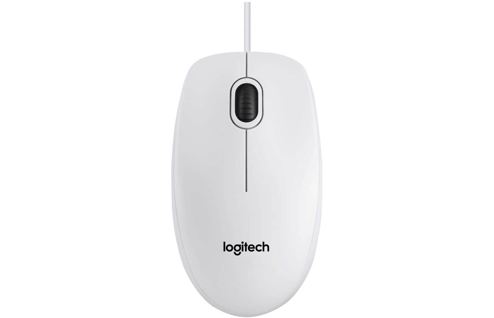 罗技 Logitech B100 鼠标 白色 静音设计 800 DPI，到手3.89欧，原价8.99欧！