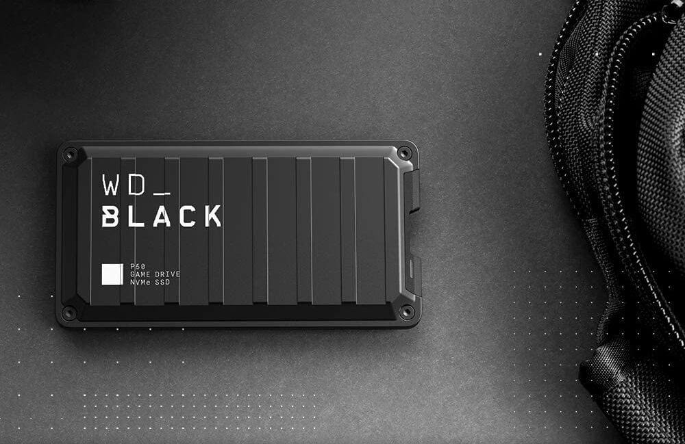 西部数据  Western Digital WD BLACK P50 SSD 游戏移动固态硬盘 1TB，到手159.99欧，原价299欧！