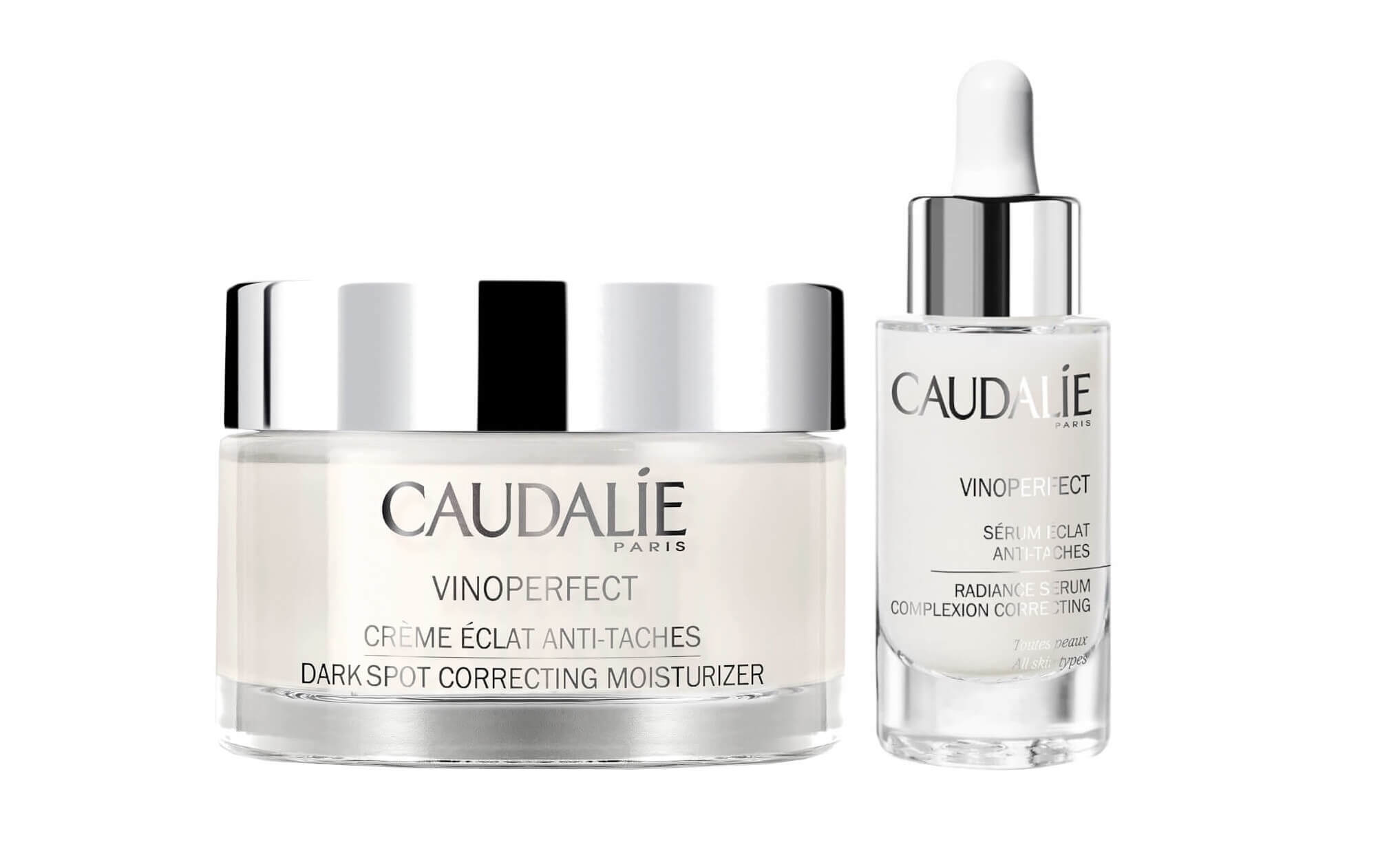 Caudalie 欧缇丽日间焕亮套装 臻美亮白精华+臻美亮白日霜，到手49.49欧，原价63.45欧！！