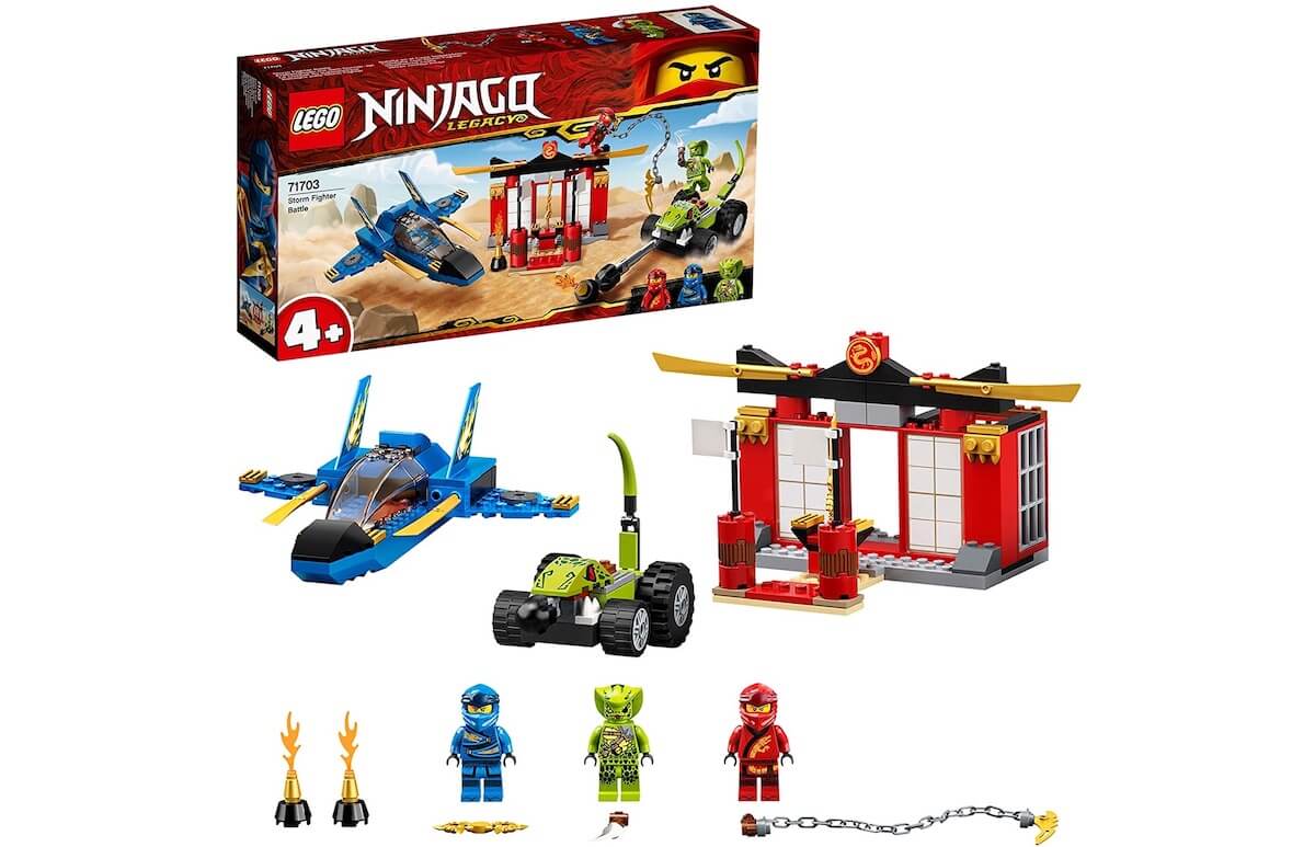 乐高 LEGO 71703 NINJAGO 幻影忍者系列风暴战机之战 适合4岁+，到手19.58欧，原价29.99欧！
